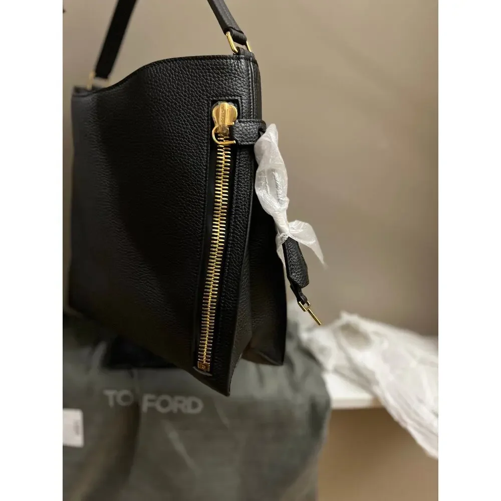 TOM FORD Small Alix Leather Hobo Bag
